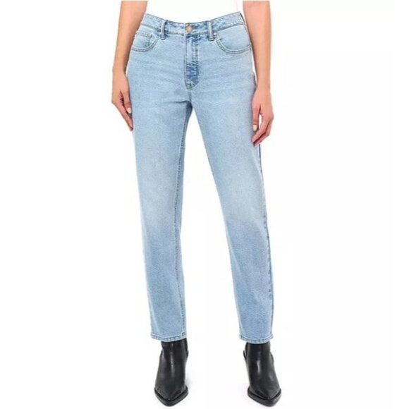 Seven7 90's Straight Jean Women's Light Wash High Rise Relaxed Denim NWT Size 12 - Picture 8 of 8